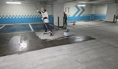 하도 프라이머 도포 단계