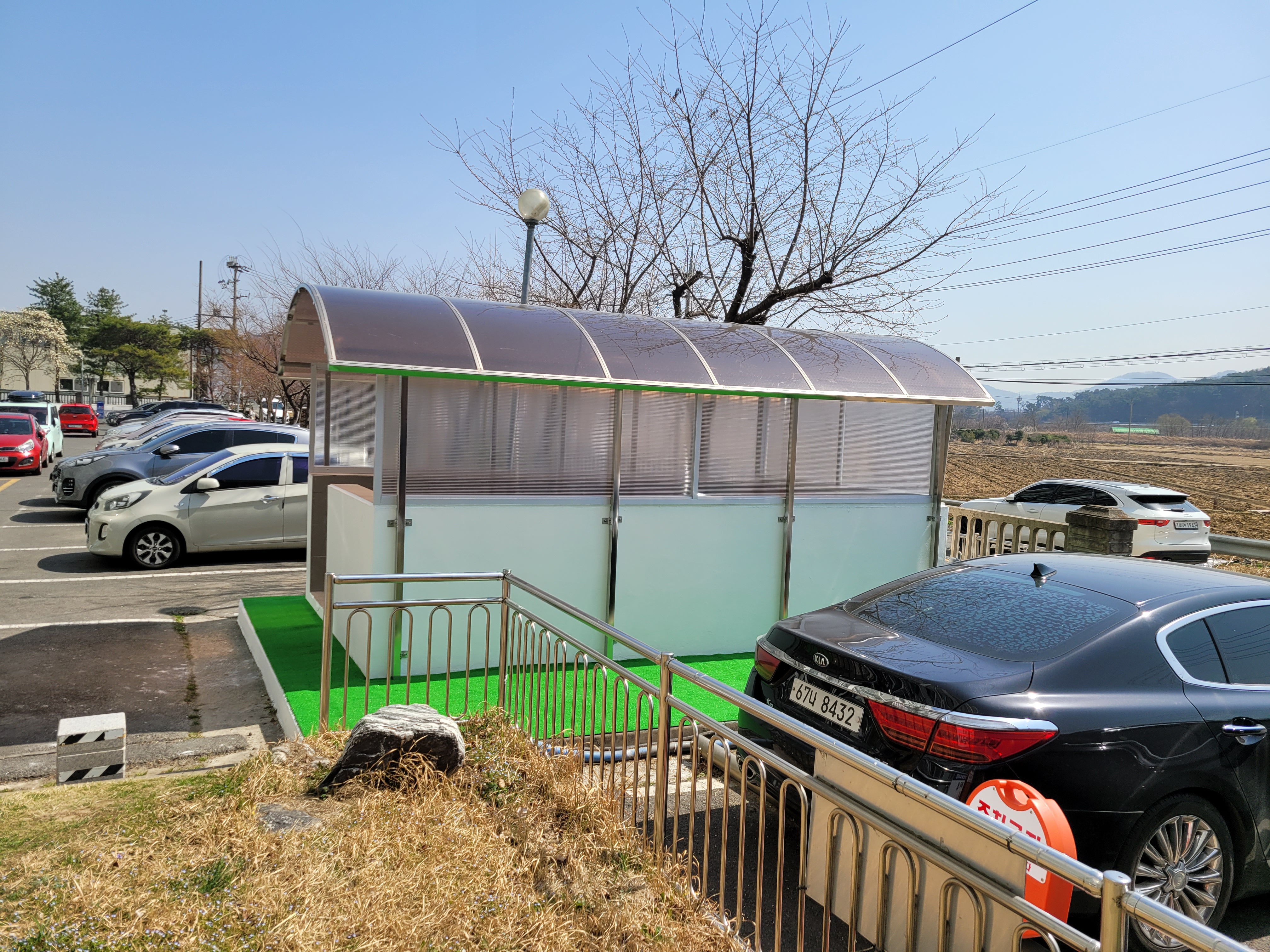 창원 신방대한아파트 지하주차장 캐노피 설치 공사